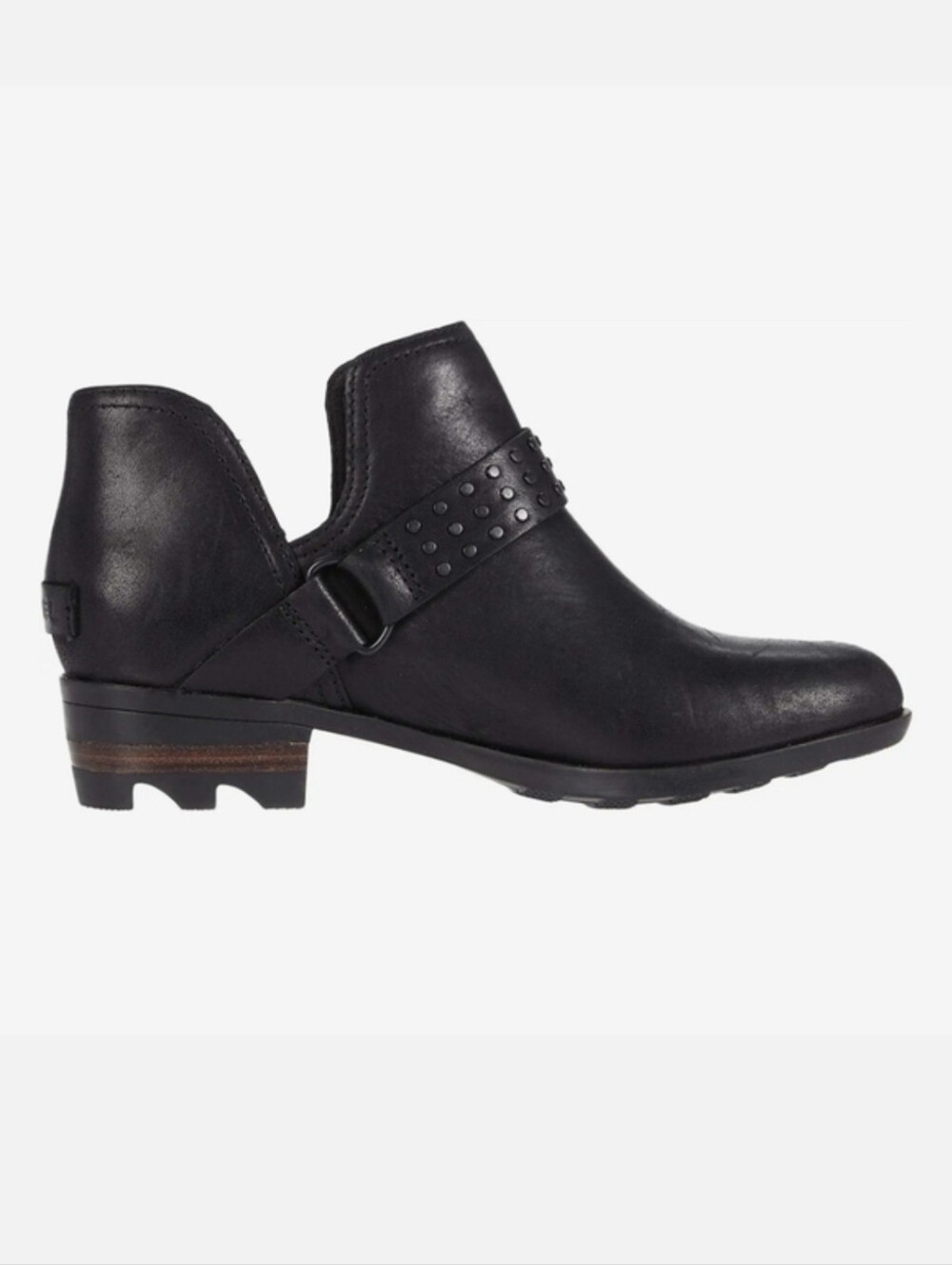 SOREL Lolla II Strap Stud Leather Ankle Booties